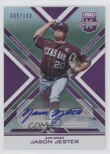 2016 Panini Elite Extra Edition Aspirations Purple 9/100 Jason Jester Auto 10k8