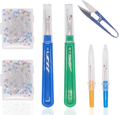 4 Stück Nähen Nahttrenner, Seam Ripper and Thread Remover KitProfessional Groß &