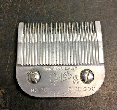 OSTER NO.70, SIZE 000, PAT. NO 2928171, USA