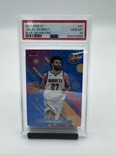 2025 TOPPS FINEST #61 JAMAL MURRAY BLUE GEOMETRIC 22/75 PSA10 POP1
