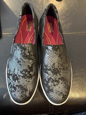 MUNRO LENNOX M528886 Black Snake Print Slip-On Womens Medium Width New  11.5 Wms