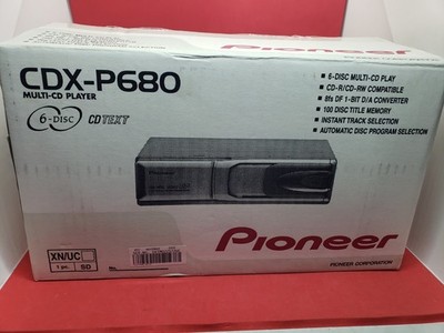 NEW Vintage Old School PIONEER CDX  P680 6 Disc Car CD Changer (WITH CD TEXT) 