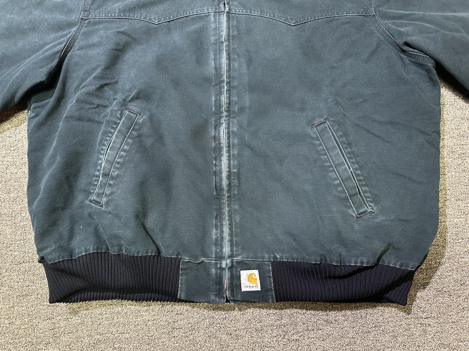 墨黒】carhartt カーハート サンタフェジャケット J13 BLK Carhartt