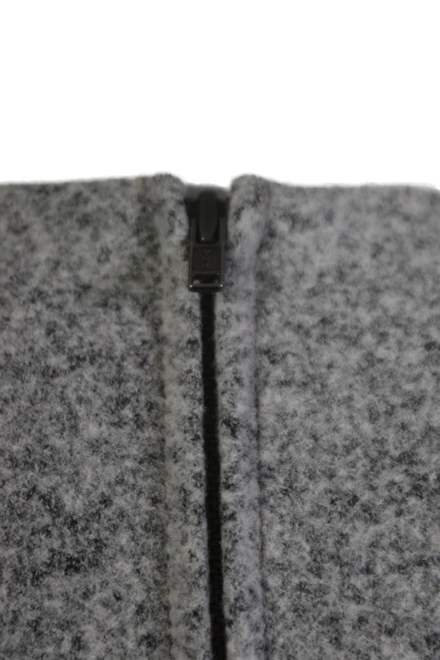 Теория женщин шерсти круглый вырез без рукавов с подкладкой Midi карандаш платье серый размер 6 - Изображение 4 из 4