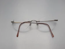 MARCHON AIRLOCK 2 Brown Rimless Titanium Eyeglasses Frames 54 135