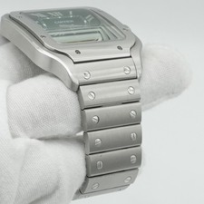 Cartier Santos de Cartier Large Green Dial Steel Watch WSSA0062 BP 2024 3