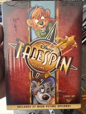 Disney Talespin Volume 2 DVD 2007 3-Disc Set Tale Spin New Factory Sealed