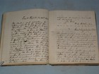 1858-61 HANDWRITTEN JOURNAL BOOK OF THE EAST SUFFIELD DEBATING SOCIETY — photo 1