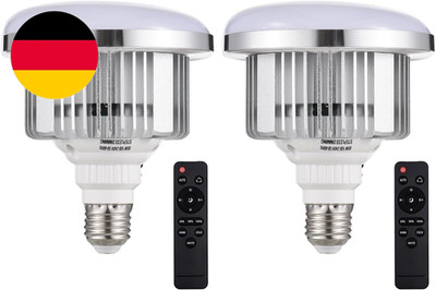 Andoer 2 Stück 85 W Led-Glühbirne 3200 K-5500 K Fotografie-Lampe Glühbirne Energ