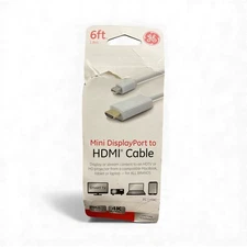 GE Mini DisplayPort to HDMI Cable 6 ft