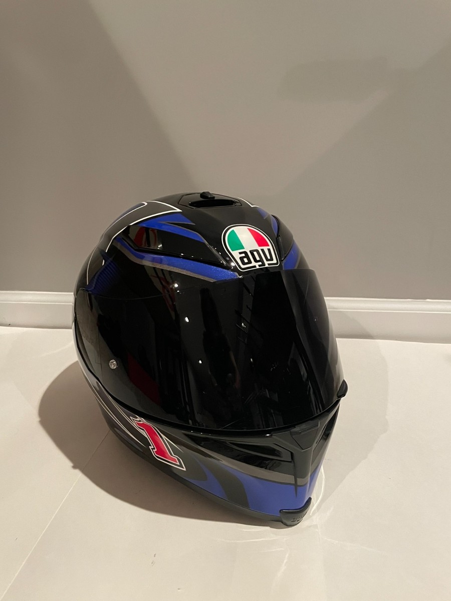 Visor Agv K5 Azul AGV K5 S Motorcycle Helmet, Full Face, XS, Blue
