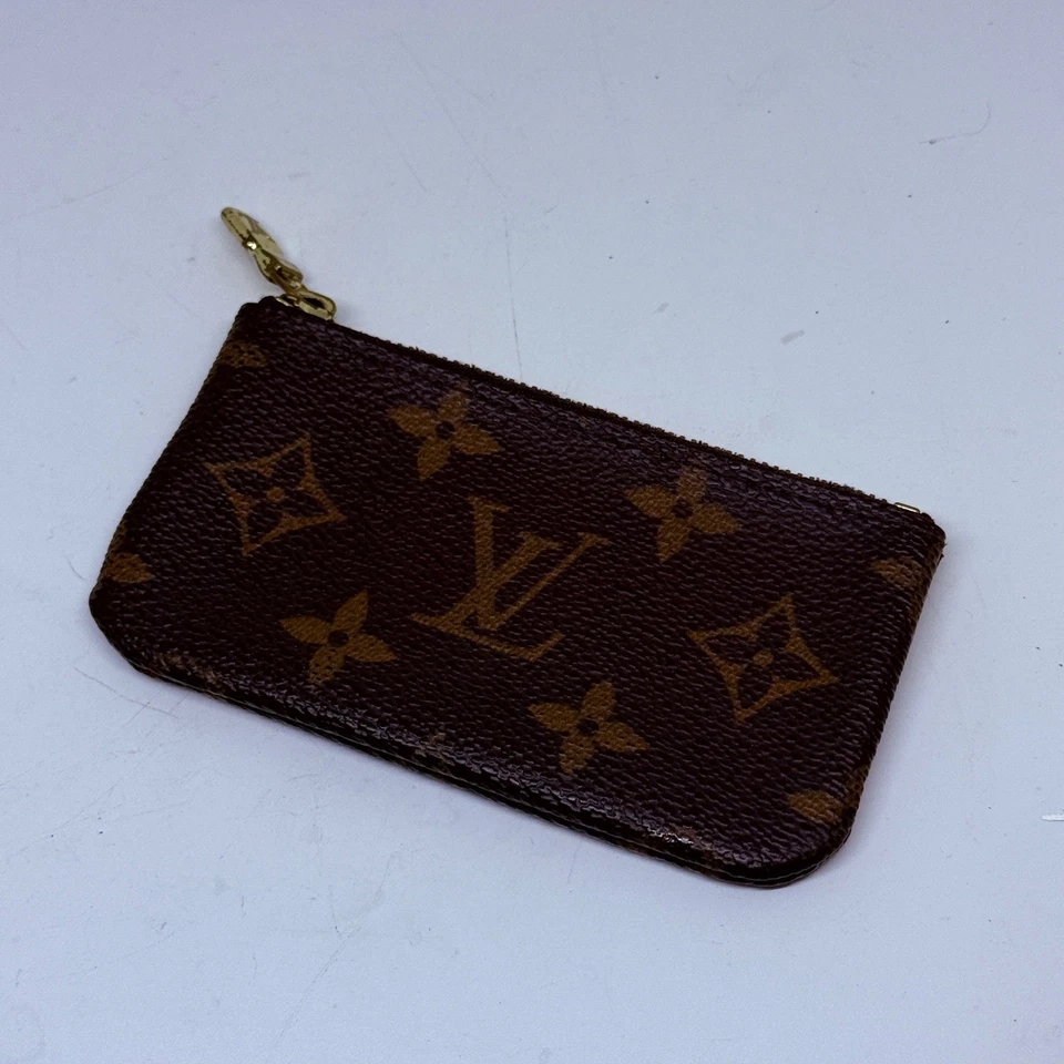 Auténtico Louis Vuitton Monograma Pochette Cles Monedero Llavero/Estuche M62650 Foto 2 de 4