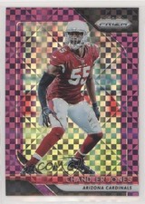2018 Panini Prizm Purple Power Prizm 41/49 Chandler Jones #198 gn1