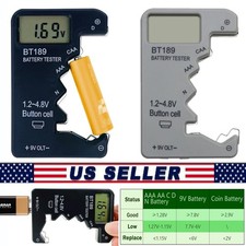 Battery Tester Checker, Universal Battery Checker Tester for AA AAA C D 9V 1.5V