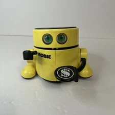 Radio Shack Robie Robotic Banker Coin Bank Vintage 1980s Robot - NOT WORKING