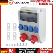 Stromverteilerkasten Tragbar Wandmontage Starkstromverteiler Baustelle  mit CEE