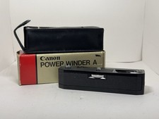 Canon Power Winder A for AV1 AE1 AE-1 Program SLR 35MM Film Cameras w/Case/Box