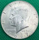 1967 P Silver Kennedy Half Dollar BU  40% Silver (708e)