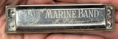 Hohner Marine Band Harmonica Key of D Germany M. Hohner A440