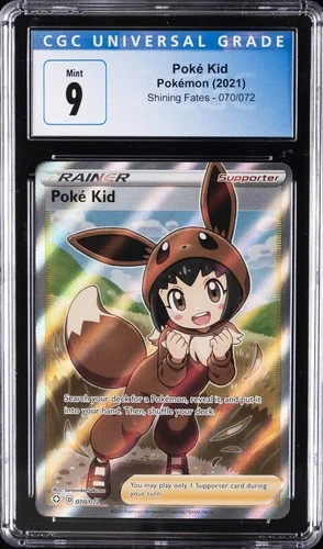 2021 POKEMON SHINING FATES #70 POKE KID CGC 9