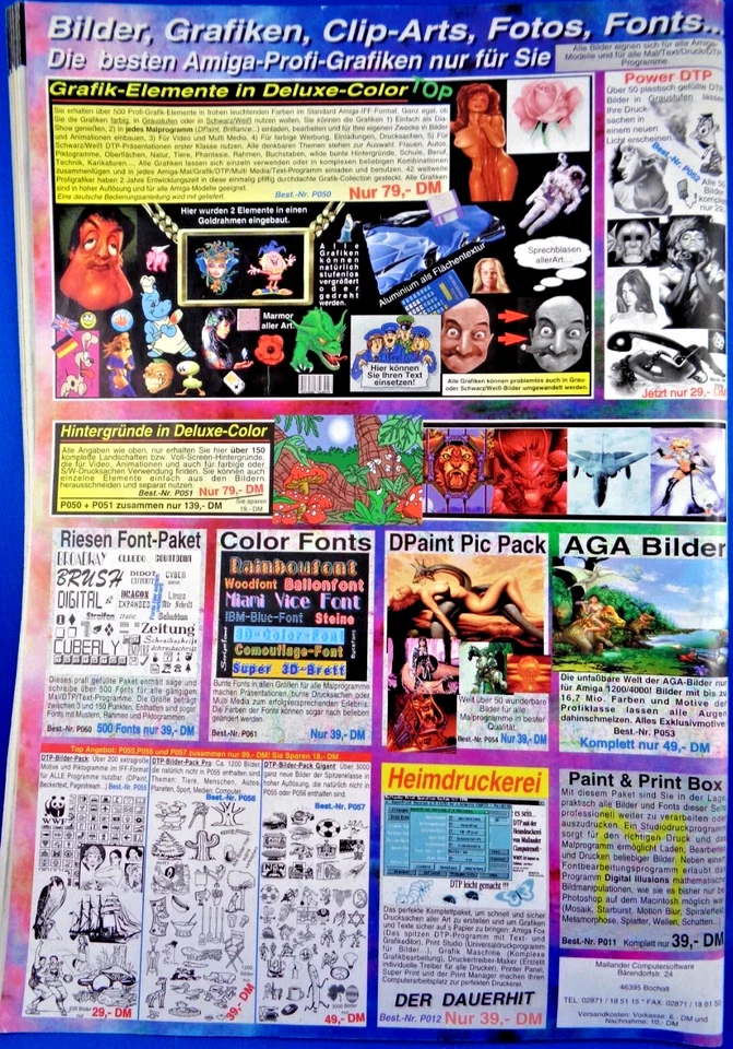 COMMODORE AMIGA -- AMIGA SONDERHEFT 3 GRAFIK & VIDEO (MAGNA MEDIA -MAGAZIN)#2DE - Bild 2 von 2