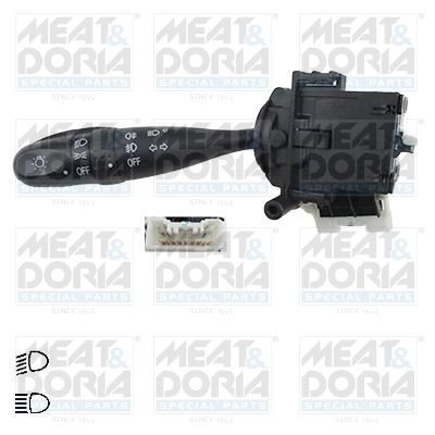 Commutateur de colonne de direction robuste pour Fiat Sedici 1.9 D 4x4 noir