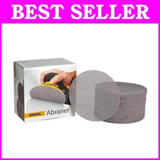 50pc Abranet Mesh Sandpaper Grit 80, 6" Hook Loop Pads