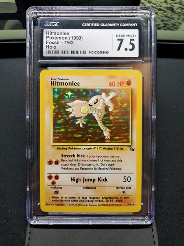 Hitmonlee (Unlimited) graded CGC 7.5 for sale on eBay