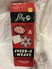 Vintage Lily Speed O Weave Loom Instruction B...