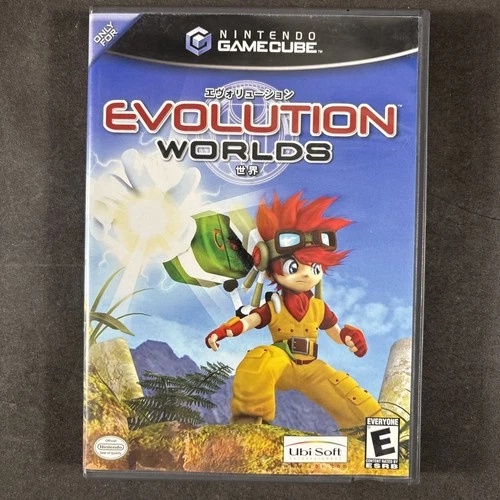 EVOLUTION WORLDS VINTAGE VIDEO GAMES COMPLETE CLEAN NINTENDO GAMECUBE