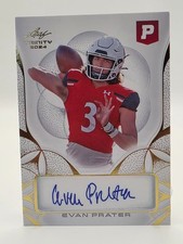 2024 Leaf Trinity Pristine Auction - Autographs Evan Prater #BA-EP1 (AU, RC)