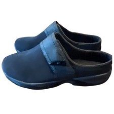 Easy Spirit ESELIANA Women's Navy Slip On Clogs Mules Size 7 M