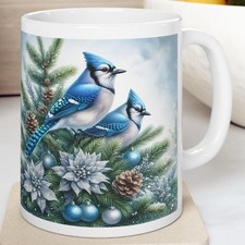 Blue Jays Christmas Mug Perfect 20oz Stainless Steel Tumbler Cute Funny