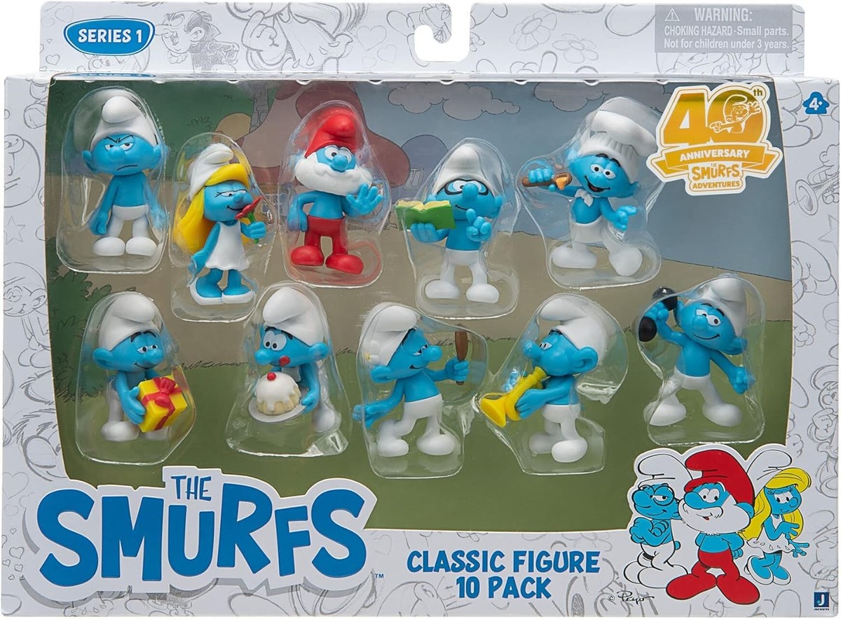 【THE SMURFS 】vintage スマーフ フィギュア 14体セット The Smurfs 40TH Anniversary Classic Figure 10 Pack - Features 2