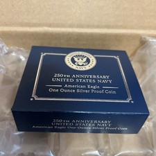 2025 S 250th Anniversary US NAVY PRIVY MARK 1oz One SILVER EAGLE PROOF