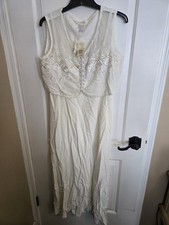 Express womens dress Beige Size 11-12 BRAND NEW W TAGS FREE SHIPPING