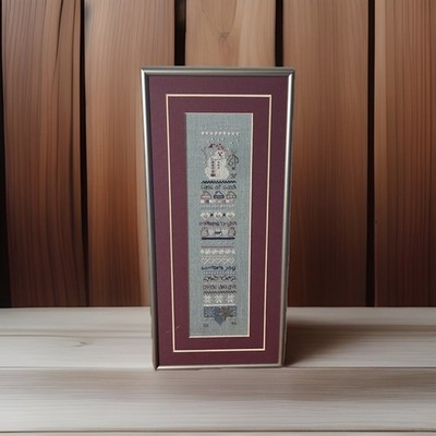 The Drawn Thread The Prairie Garden'' counted cross stitched &Framed Decorations