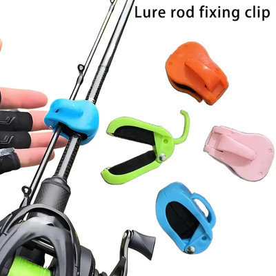 2/4/10 STCK. Schnellbefestigung Angelrute Clip Anti-Rutsch Halter Griff Tackle Organizer