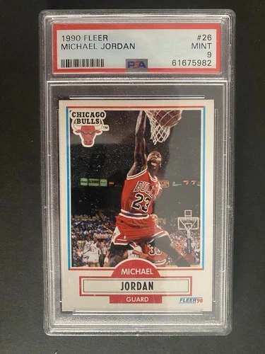 1990-91 Fleer - Michael Jordan #26 PSA 9 Iconic Card Of The GOAT