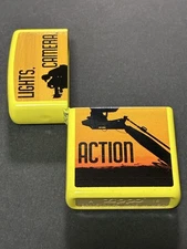 Zippo Camera Action Yellow Outer Case Rare Model 2016 New