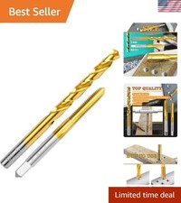 M6x1.0 Tap and 5.0mm Drill Bit Kit, M2 HSS Metric Drill and Tap Set, Combinat...