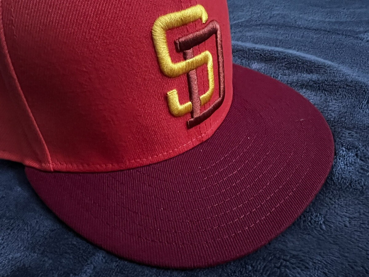 San Diego Padres New Era Two Tone Orange And Red 59FIFTY