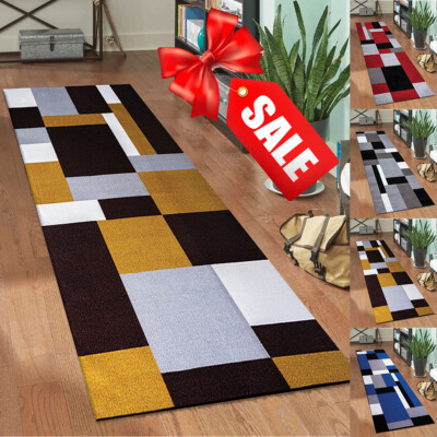 Antirutsch Flur Läufer Teppich Wohnzimmer Schlafzimmer Teppich Küchenläufer Fußmatte