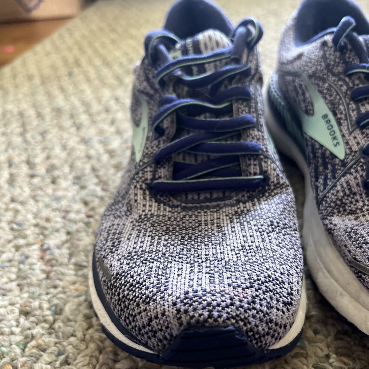 Brooks Adrenaline 21 GTS Running Shoes in Light Lavender and Royal Blue Brooks Women main image 3