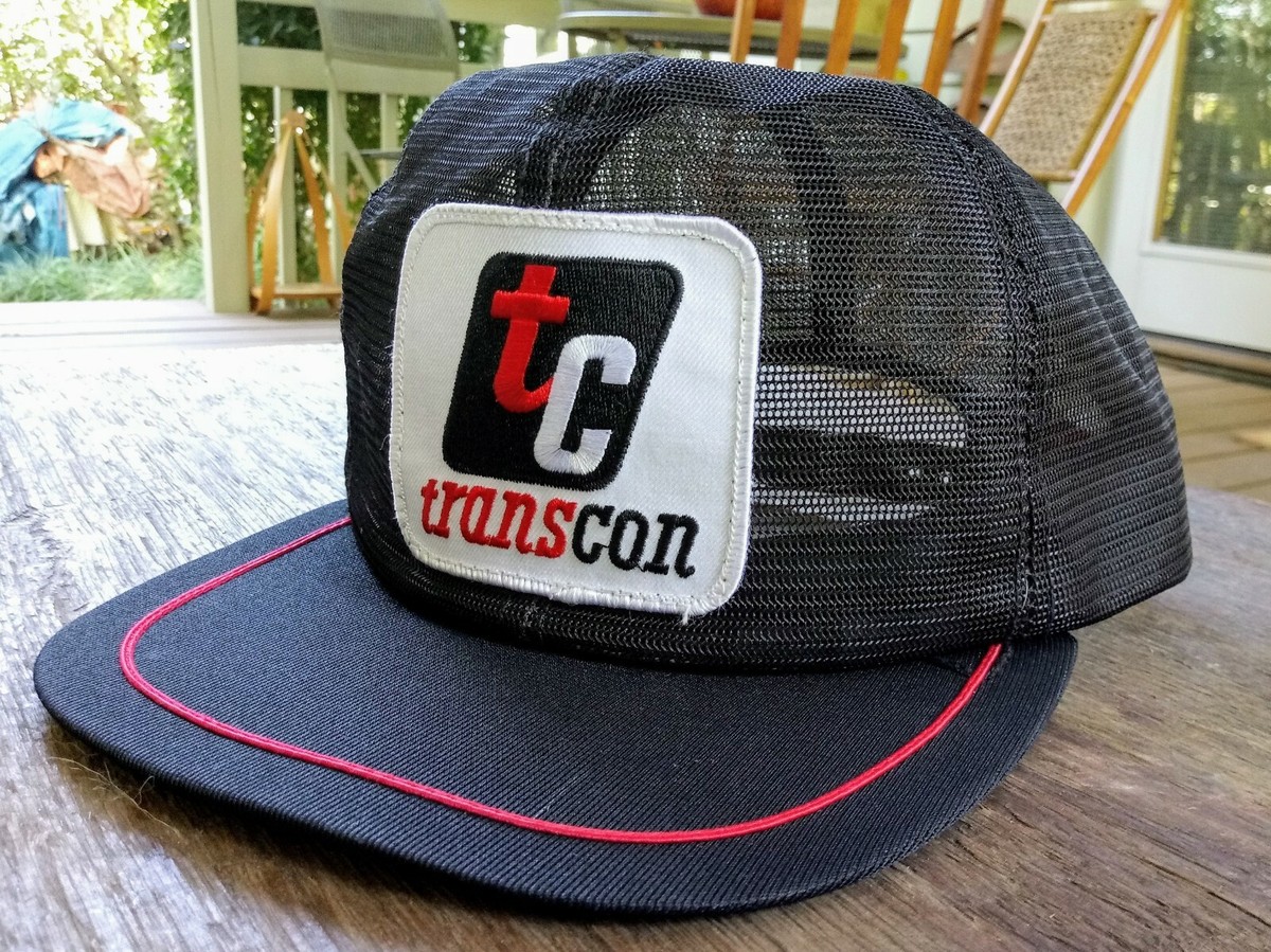 Casquette Snapback Vintage Transcon Trucker Mesh - Made In USA - Occasion
