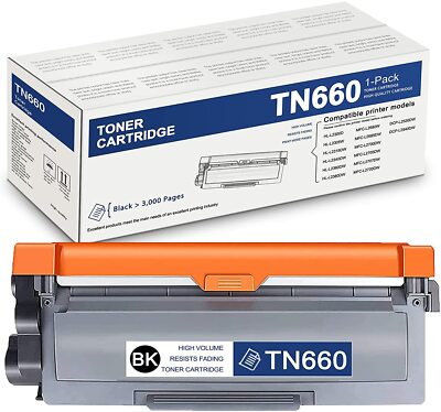1PK TN660 630 Toner Compatible for Brother HL-L2300D L2340DW DCP-L2540DW Printer