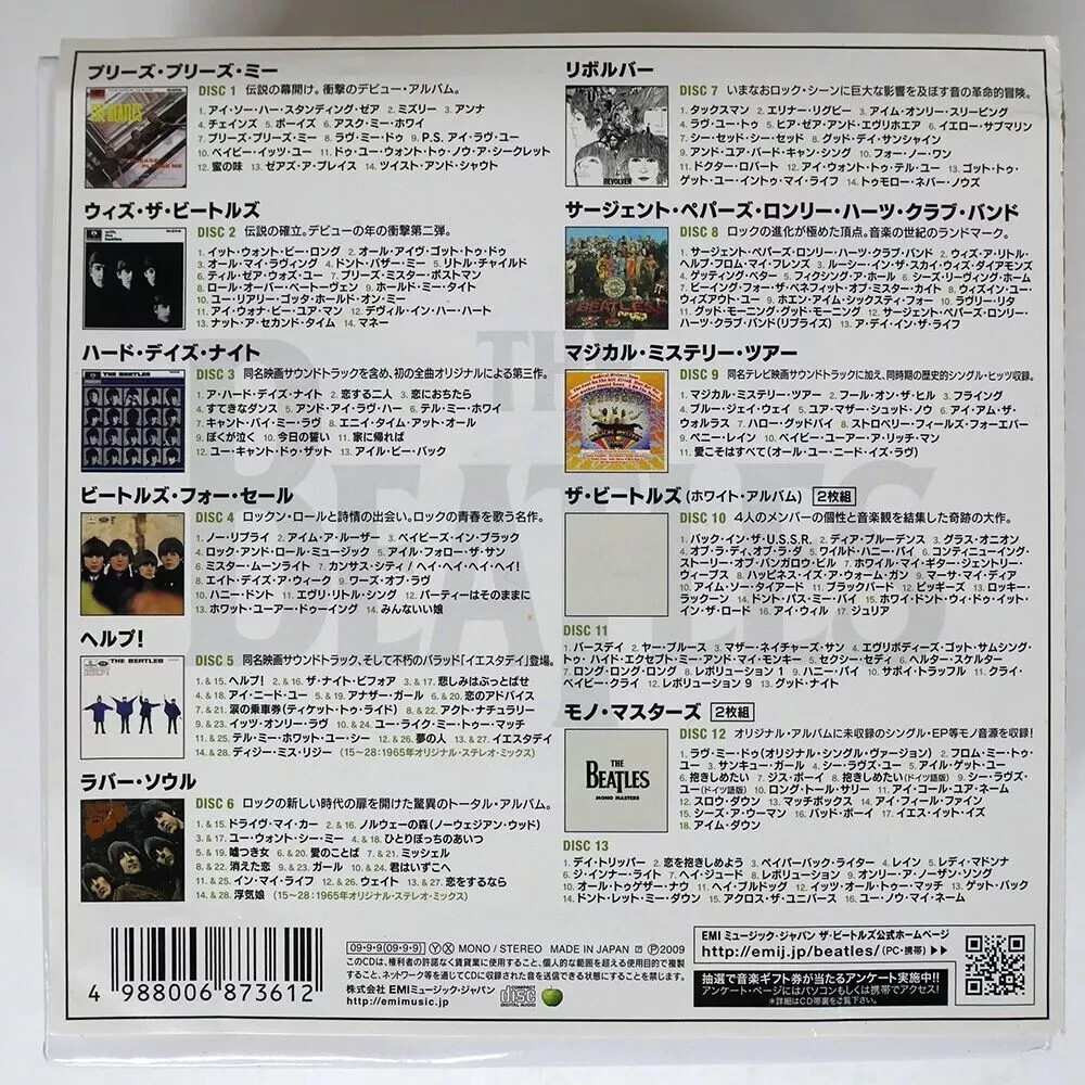 The Beatles In MONO 13 Limited Edition with OBI Booklet CD Box Set