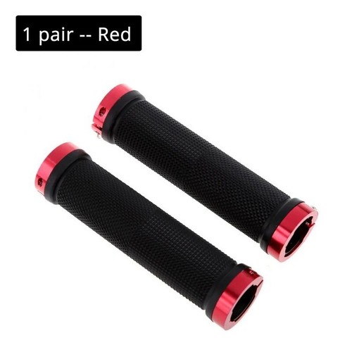 1 pair MTB Bike Handlebar Grips, Non-Slip Rubber Bicycle Grip - Picture 7 of 12