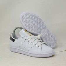 white leather adidas womens