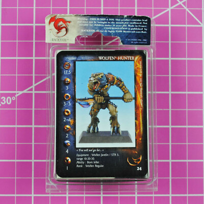 RACKHAM CONFRONTATION ONYX THE PROWLER WOLFEN OF YLLIA MINIATURE A